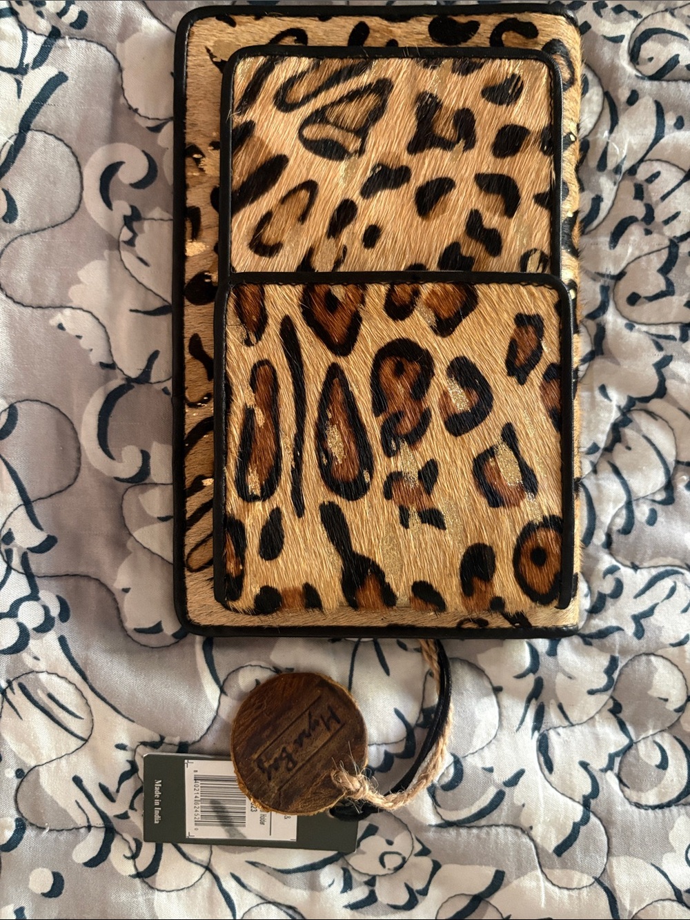 Myra bag new with tags hair on hide cheetah wallet